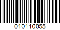 Barcode for 010110055