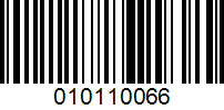 Barcode for 010110066