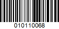 Barcode for 010110068