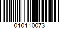 Barcode for 010110073