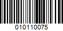 Barcode for 010110075