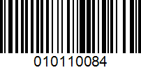 Barcode for 010110084