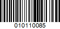 Barcode for 010110085