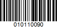 Barcode for 010110090