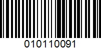 Barcode for 010110091