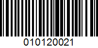 Barcode for 010120021