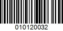 Barcode for 010120032