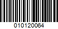 Barcode for 010120064