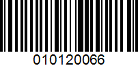 Barcode for 010120066