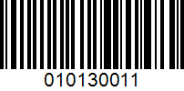 Barcode for 010130011