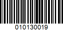 Barcode for 010130019