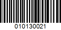 Barcode for 010130021