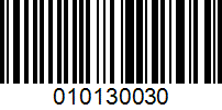 Barcode for 010130030