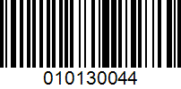 Barcode for 010130044