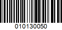 Barcode for 010130050