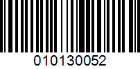 Barcode for 010130052