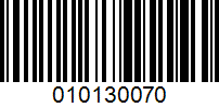 Barcode for 010130070