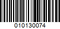 Barcode for 010130074