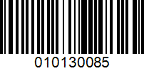 Barcode for 010130085