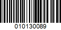 Barcode for 010130089