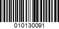 Barcode for 010130091