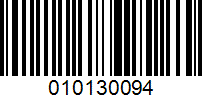 Barcode for 010130094