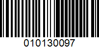 Barcode for 010130097