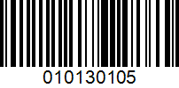 Barcode for 010130105