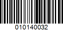 Barcode for 010140032