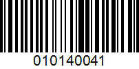 Barcode for 010140041