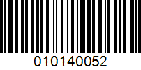 Barcode for 010140052
