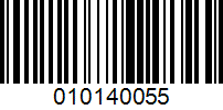 Barcode for 010140055