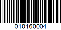 Barcode for 010160004