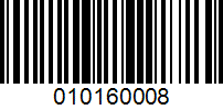 Barcode for 010160008