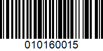 Barcode for 010160015