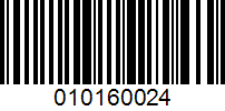 Barcode for 010160024