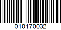 Barcode for 010170032