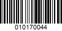 Barcode for 010170044