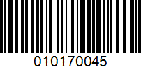 Barcode for 010170045