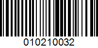 Barcode for 010210032