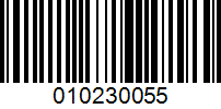 Barcode for 010230055