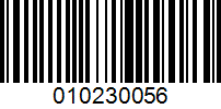 Barcode for 010230056