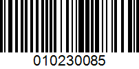 Barcode for 010230085