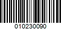 Barcode for 010230090