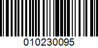 Barcode for 010230095