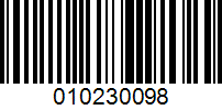 Barcode for 010230098