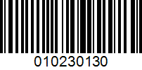 Barcode for 010230130