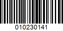 Barcode for 010230141