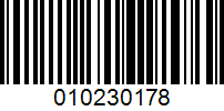 Barcode for 010230178