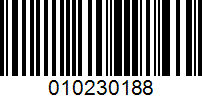 Barcode for 010230188